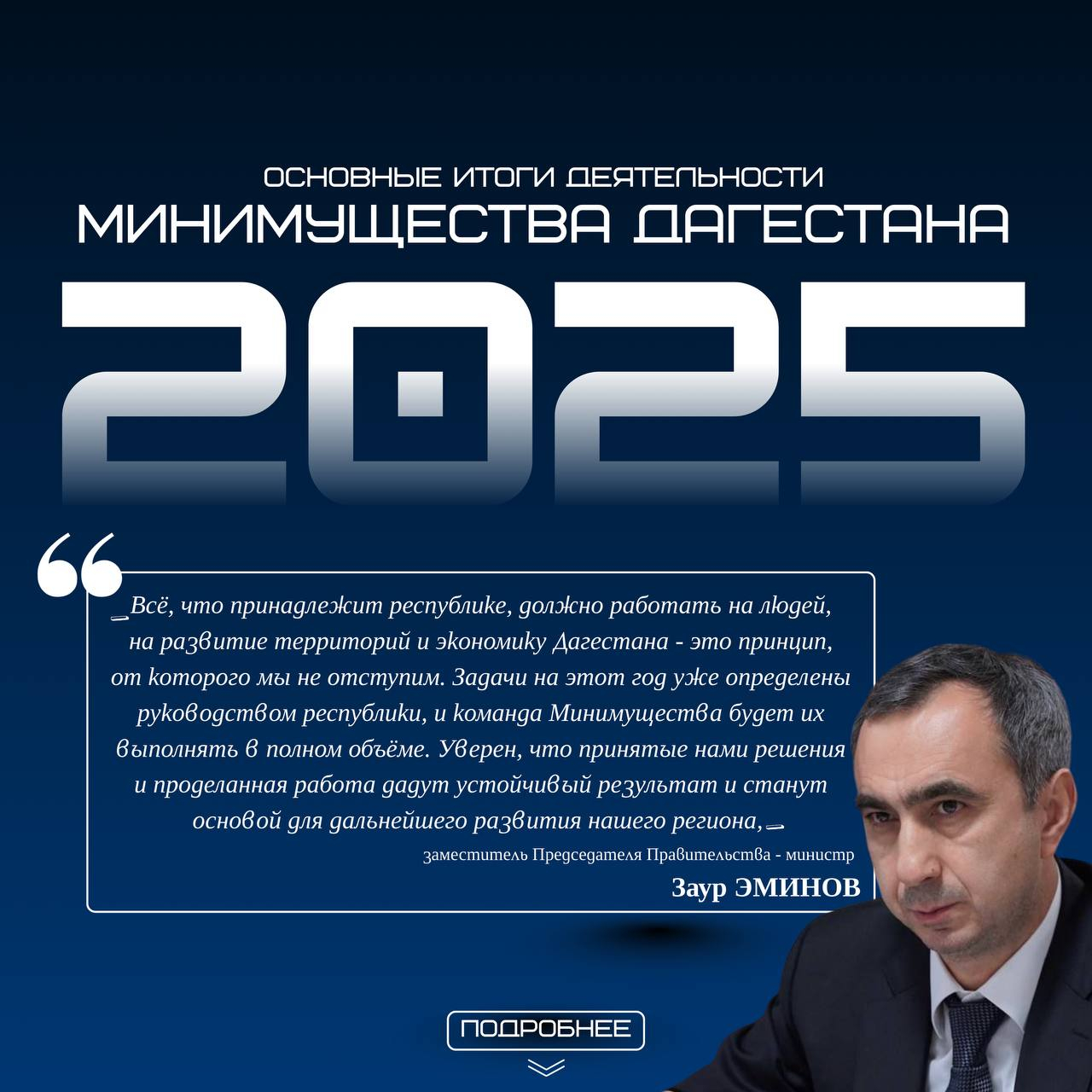 Итоги 2025 года: достижения Дагестана в земельно-имущественной сфере  Рерайт: